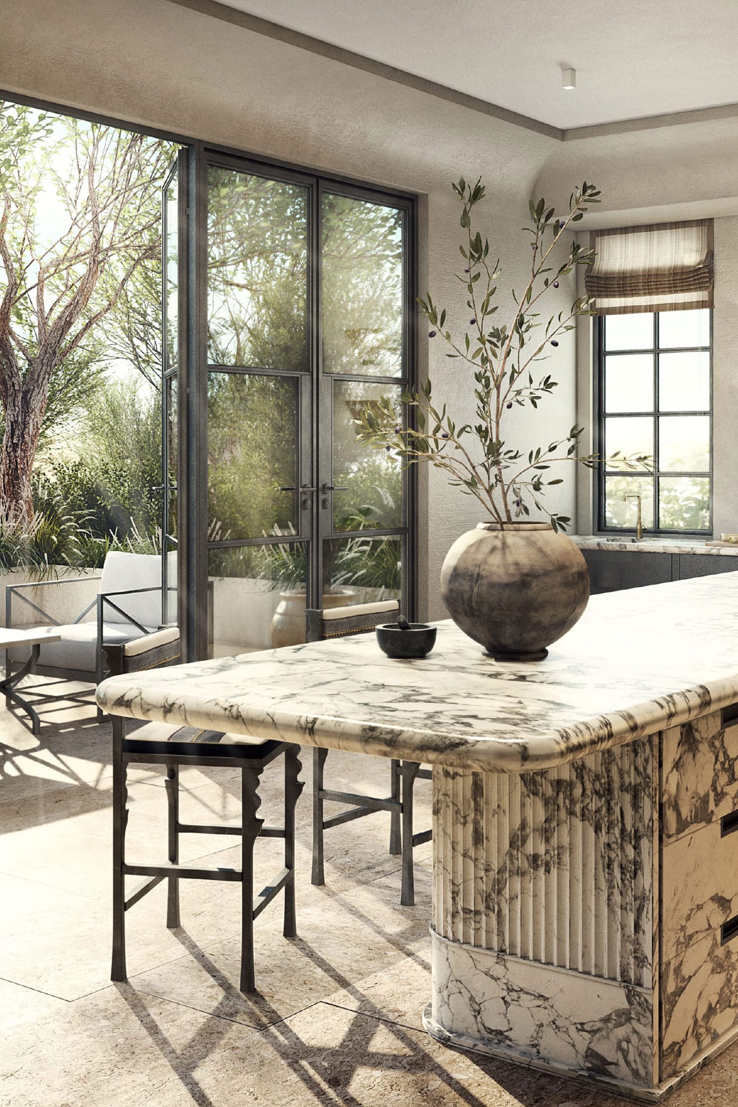 Discover Gillian Segal Design's award-winning kitchen featured in Architectural Digest, blending luxury and relaxation with a mix of traditional and edgy elements. Recognized among top interior designers in Vancouver.