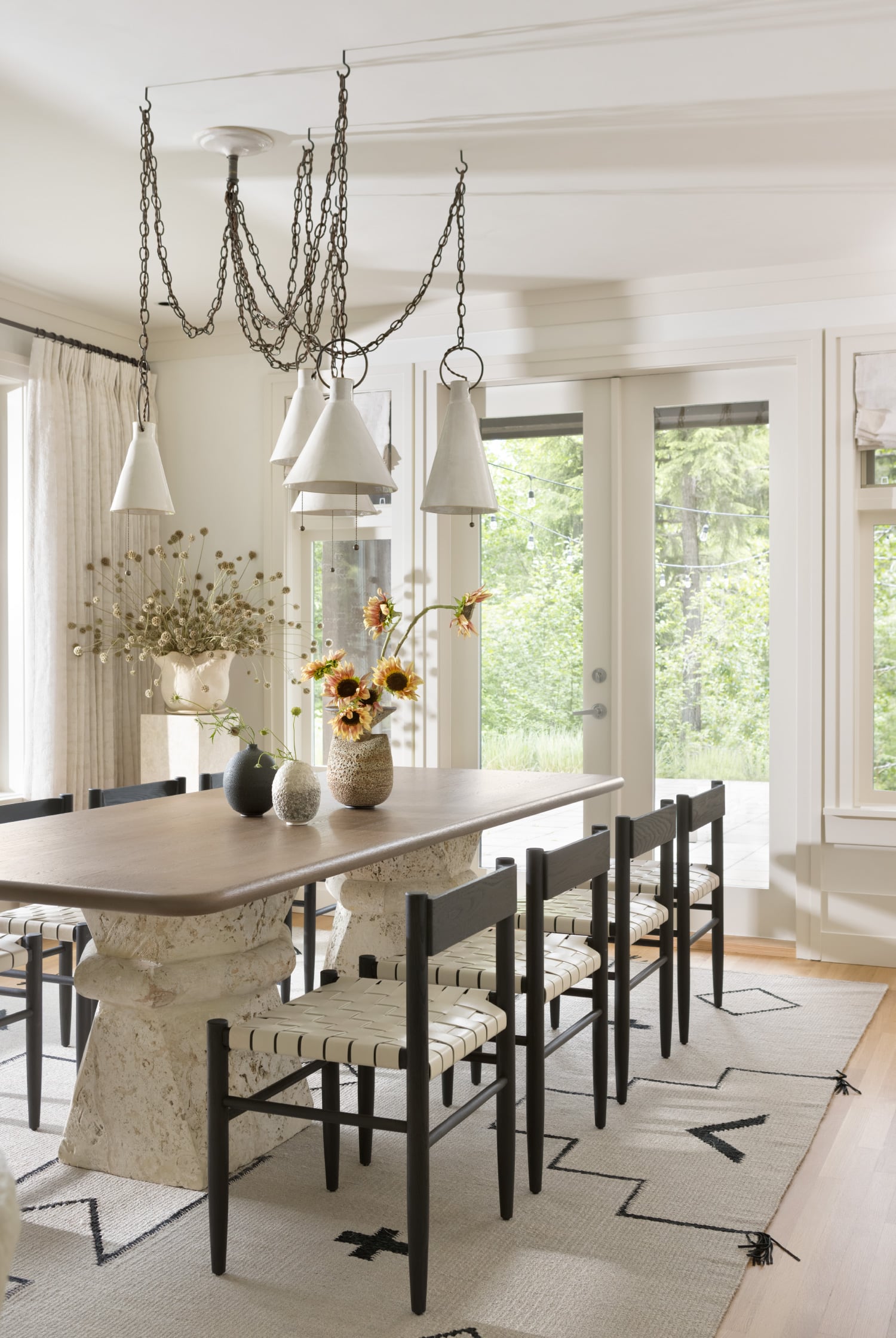 Nika Lake Estate Project - Interior Design Vancouver - Luxury Dining Room - Warm Aesthetic