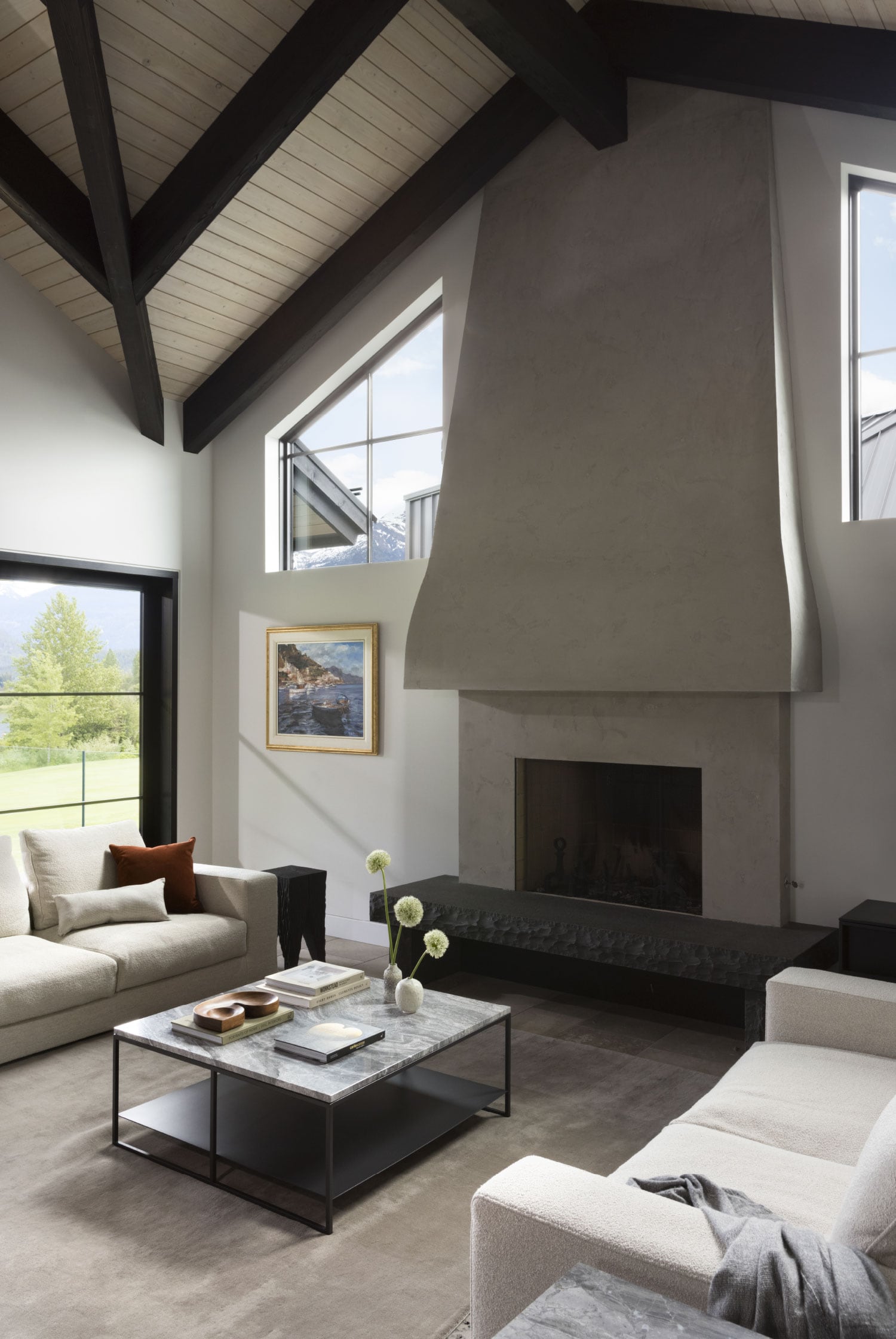 Gillian Segal - Luxury Living Room - Black and White - Nicklaus North Project